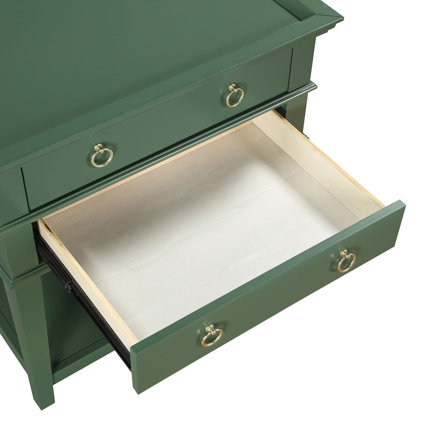 Carmona - 2 Drawer Tray Top Nightstand Pulls