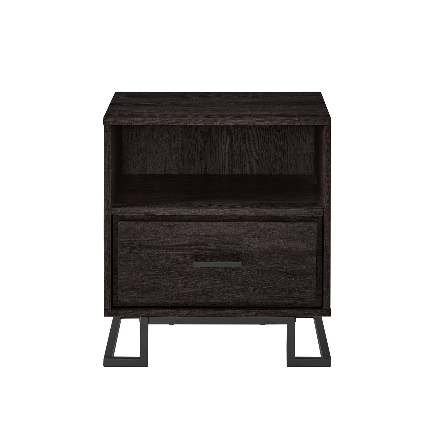 1 Drawer Nightstand - Charcoal