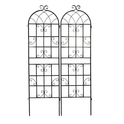Metal Garden Rustproof Trellis For Climbing Plants Outdoor Flower Support