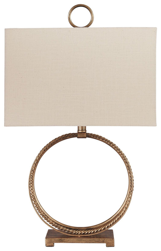 Mahala - Metal Table Lamp  - Antique Gold Finish
