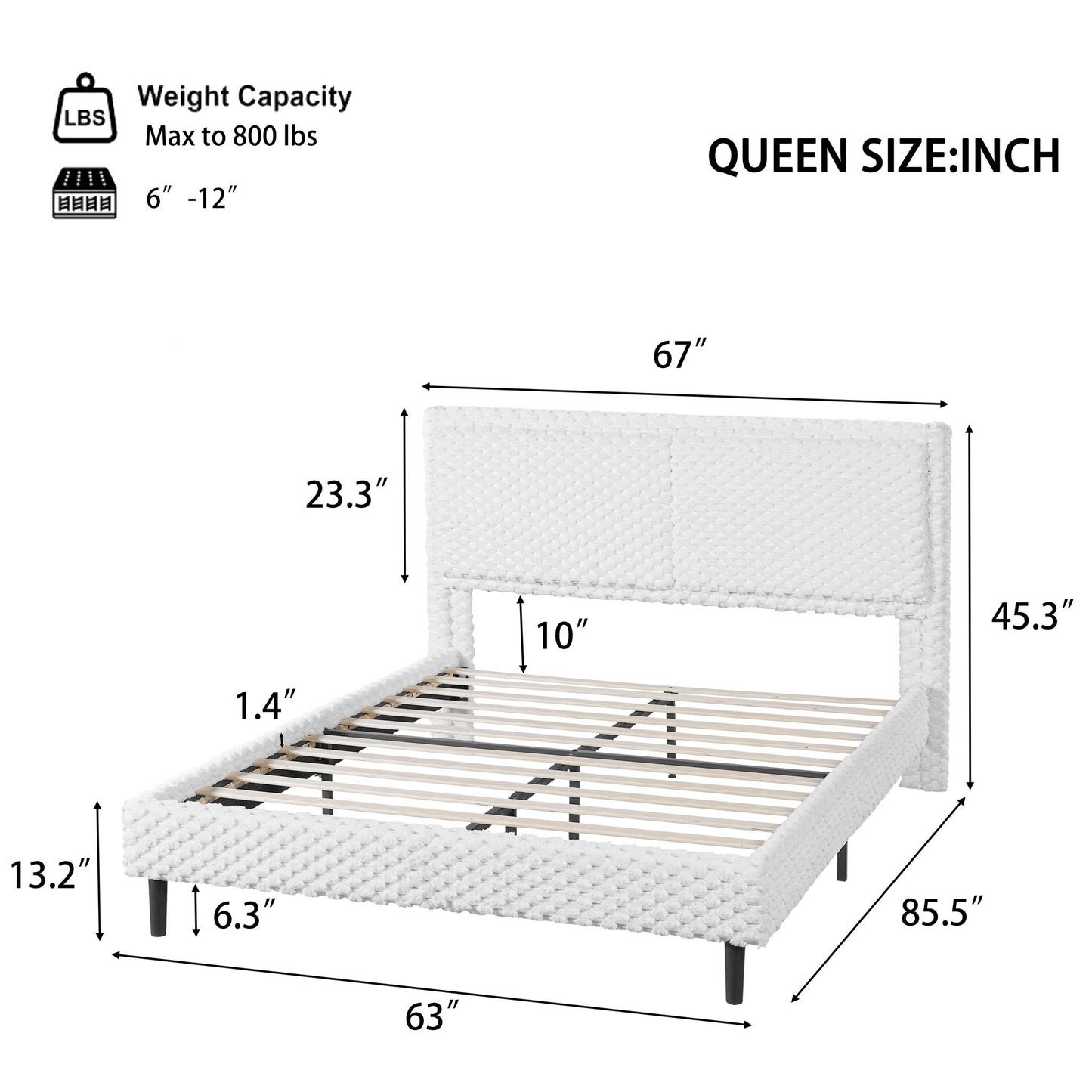 Plush Soft Bed Comfortable Backrest For Bedroom