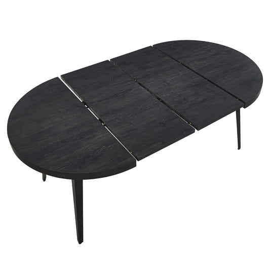 Extendable Dining Table - Black