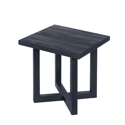 Ella - Square Side Table With Cross Stretcher Base