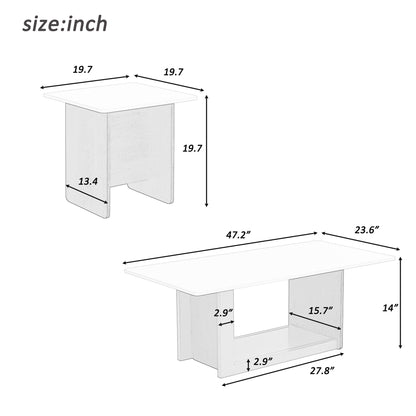 Modern TV Stand And Coffee Table (Set of 2)
