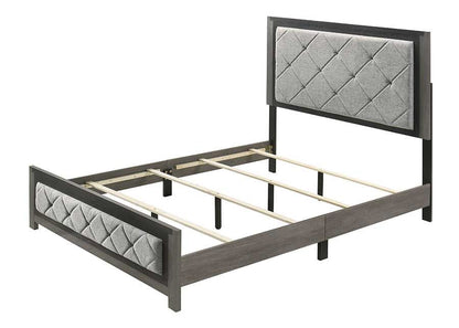 Jehoram - Queen Bed - Gray