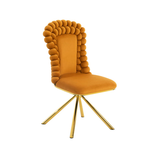 Upholstered Swivel Dining Chairs (Set of 2)