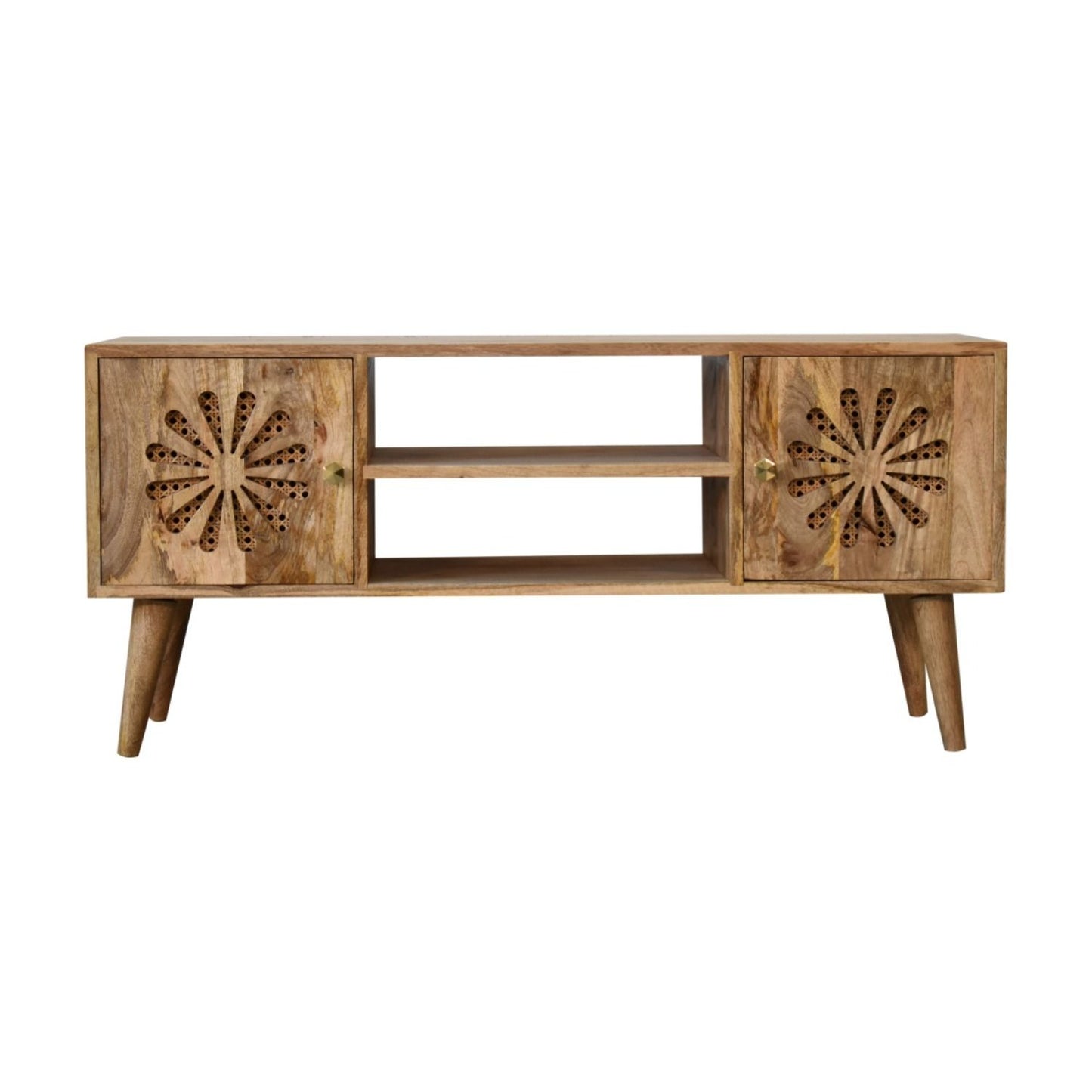 Rosalie - Media Unit - Beige Brown