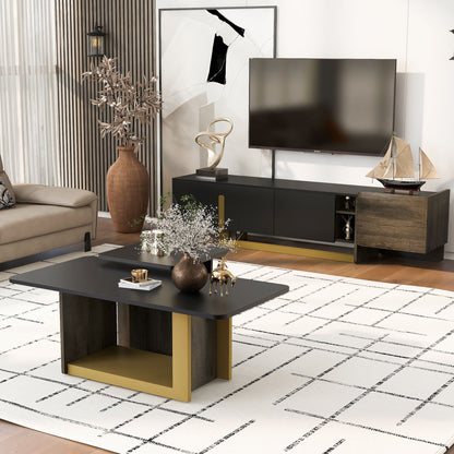 Modern TV Stand And Coffee Table (Set of 2)