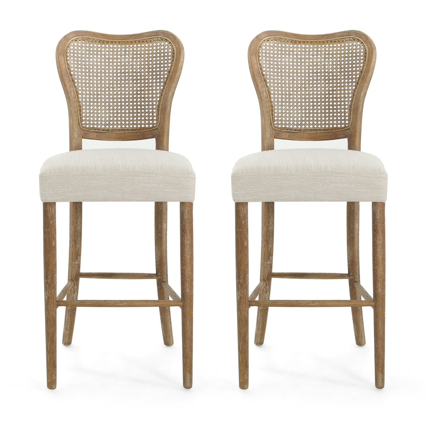 Barstool (Set of 2) - Dark Brown