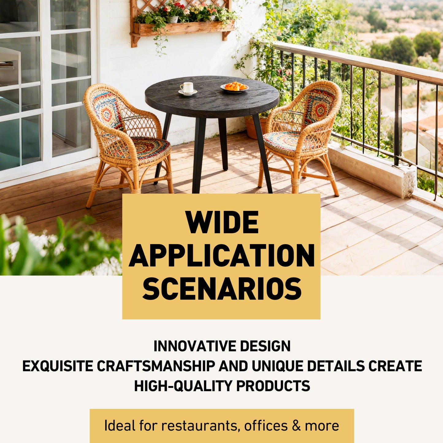 Extendable Dining Table - Black