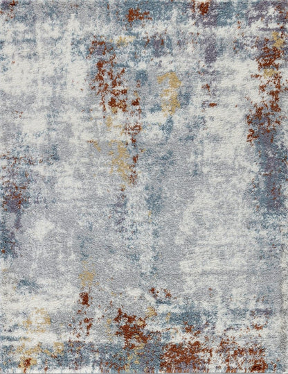 Loft Shag - 7'10" X 9'10" Shaggy Area Rug - Gray, Polypropylene