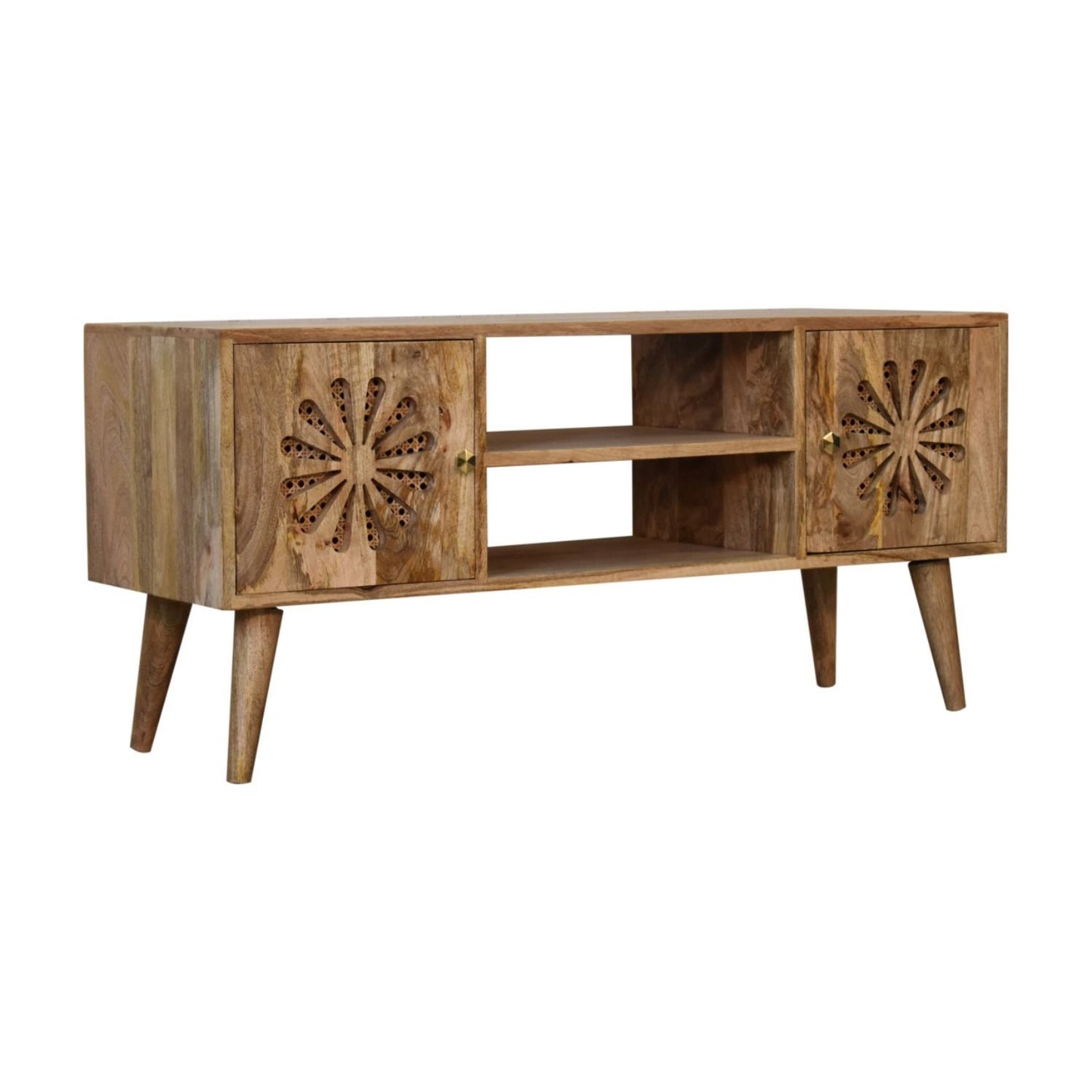 Rosalie - Media Unit - Beige Brown