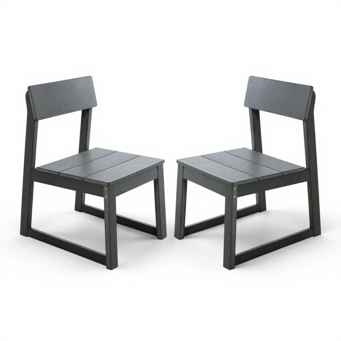 All Weather Patio Dining Chairs (Set of 2)