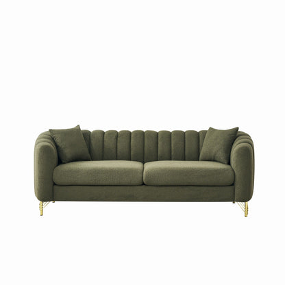 Tufted Oversized Sofa For Living Spaces