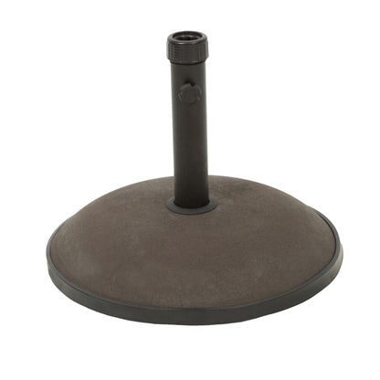 Holder Round Umbrella Base 33 Lbs Concrete - Brown