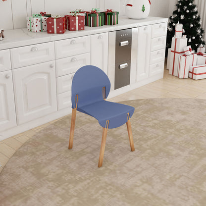 4 Piece Set Of Single Chairs With A Design Combining Modern And Traditional Elements