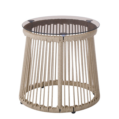 Moonstone - Side Table - Light Brown