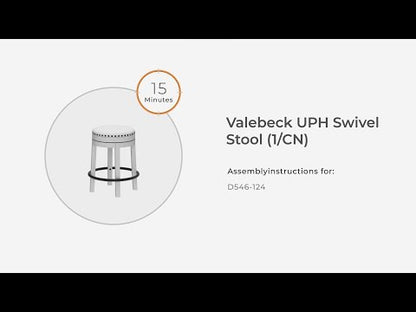 Valebeck - Upholstered Swivel Stool